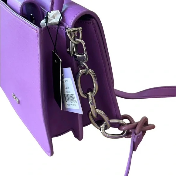 HOUSE OF WANT Vegan Leather Newbie Satchel Bag, purple - Picture 12 of 13